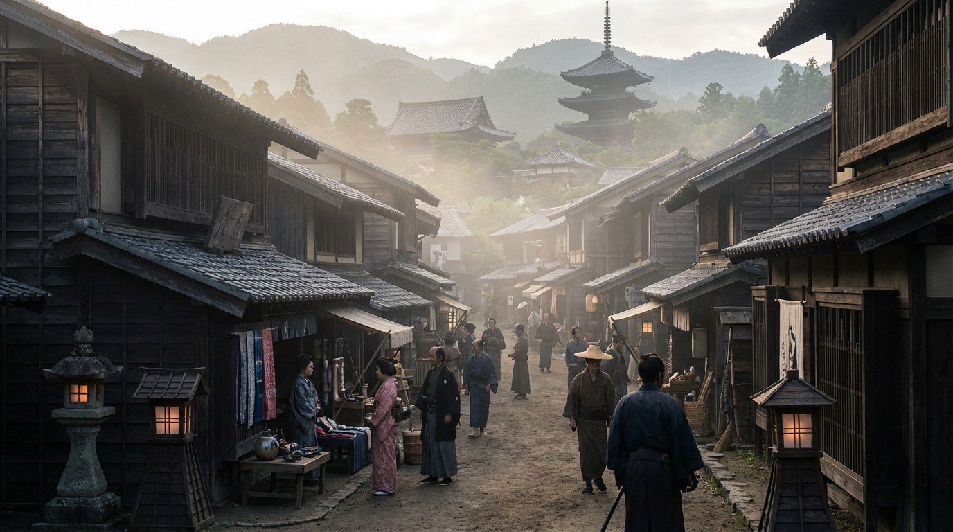 戦国時代の京都の風景